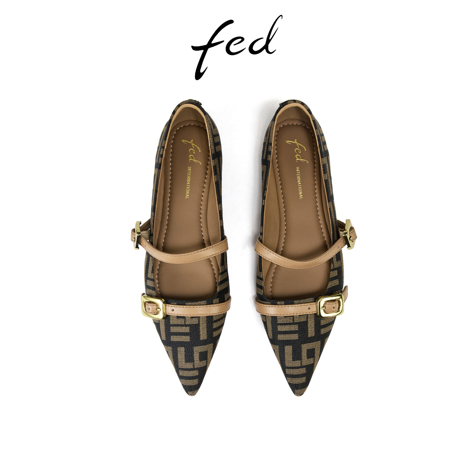 fed法式平底鞋秋季新款女鞋低跟单鞋一字扣玛丽珍鞋女S0805-ZC515,淘宝优惠券,粉丝福利购,淘宝优惠卷
