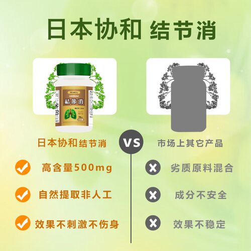 结节消日本协和肺宝片槲皮素素甄坊电视同款原装进口12瓶 - 图0