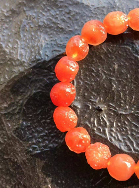 阿拉善高端大气风多彩奇石手链串