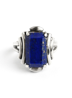 LFLM 潮流戒指小众高级轻奢百搭韩版东大门冷淡风蓝色时尚指环女