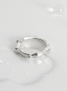 LFLM 简约设计小众高级戒指2025新款时尚百搭独特休闲简约指环女