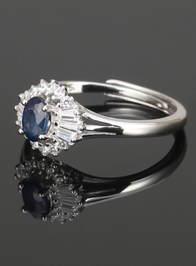 气质女士精工镀金不掉色开口女戒