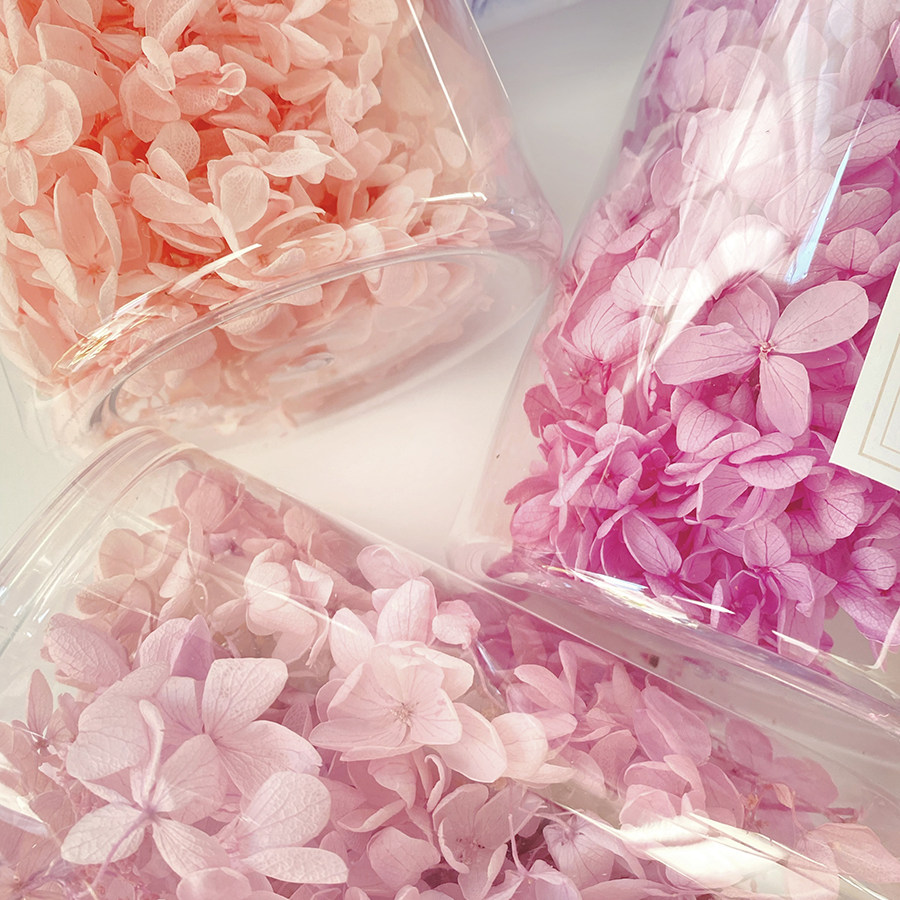 永生花木绣球20克渐变手工花瓣diy贴画材料干花材料包花材不凋谢,淘宝优惠券,粉丝福利购,淘宝优惠卷