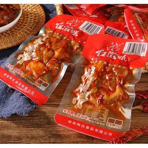 伍滋味脆脆骨湖南好吃的肉类熟食500g香辣猪脆骨麻辣休闲小吃零食 - 图0