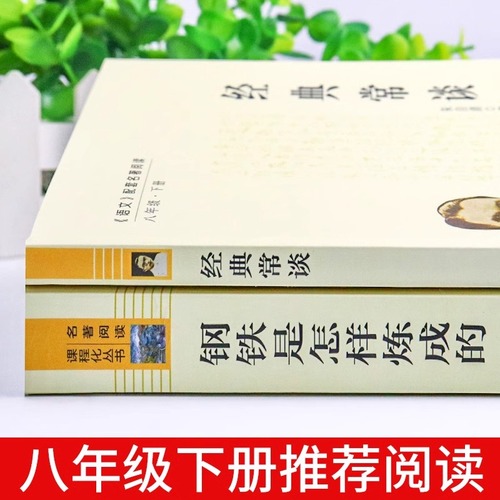 经典常谈朱自清和钢铁是怎样炼成的必读正版原著八年级下册课外书八下初中阅读名著书籍怎么练非人教版人民傅雷家书长谈出版社教育