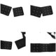 5-pack bra extension buckle bra extension buckle bra three rows four rows buckle extension belt 3 rows 3 buckles accessories