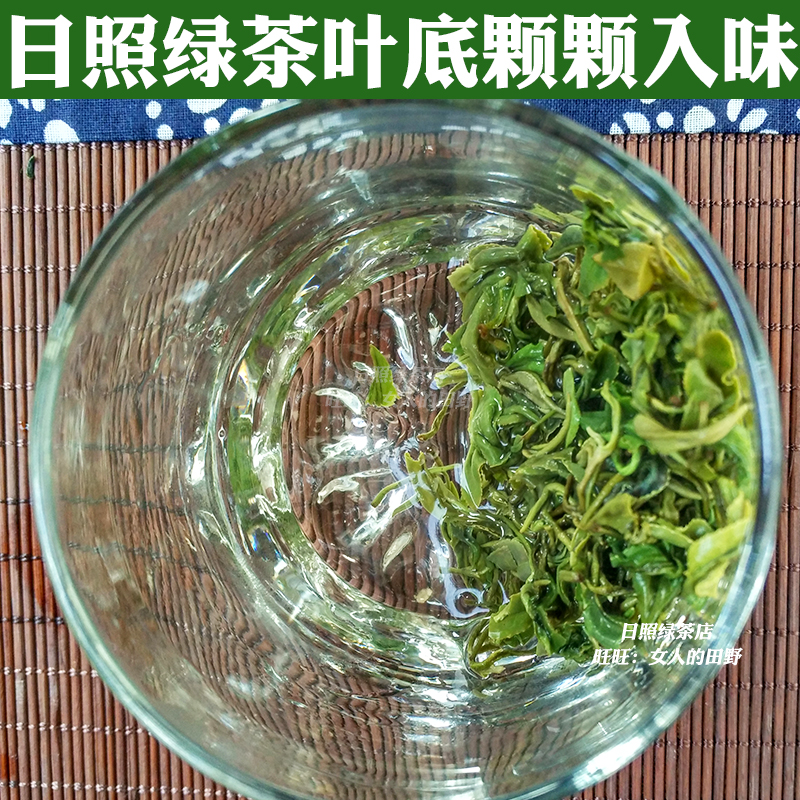 日照绿茶2024新茶叶明前特级春茶浓香型豆香板栗香礼盒装散装500g - 图0