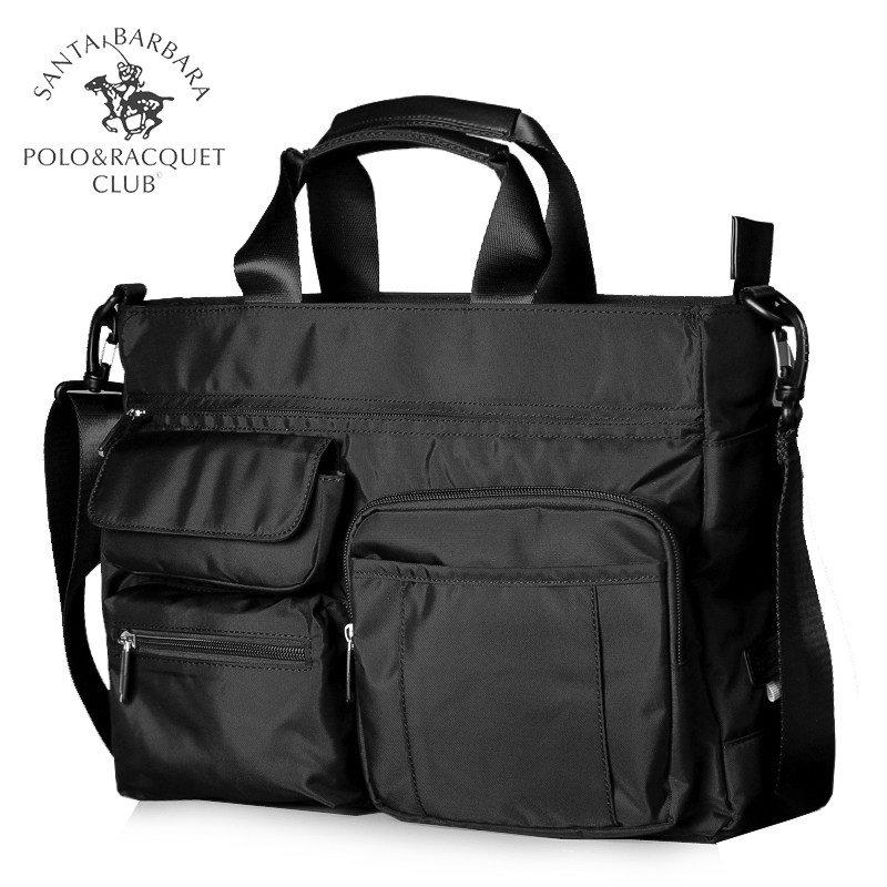 圣大保罗手提包单肩斜挎牛津布男包 圣大保罗晨雅迪男士包袋