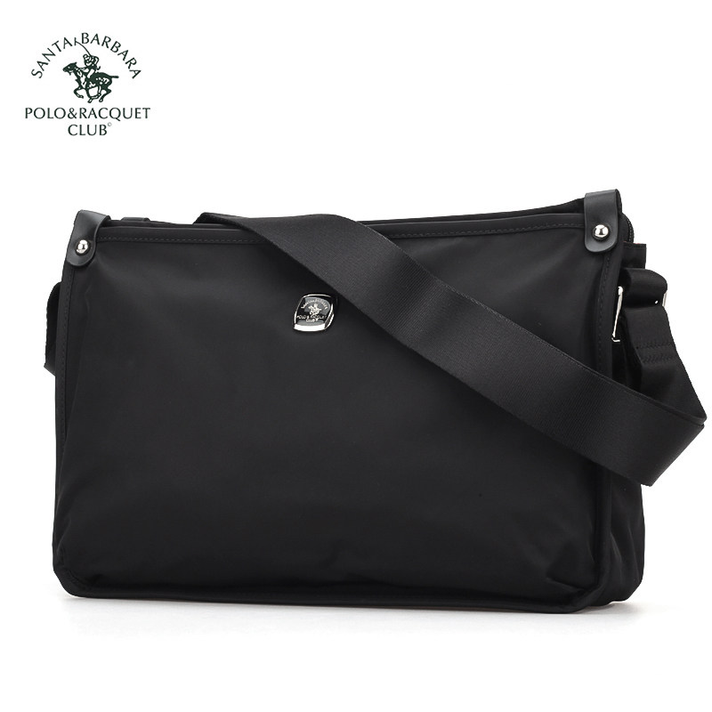 圣大保罗男包休闲帆布横款纺单肩包 圣大保罗晨雅迪男士包袋