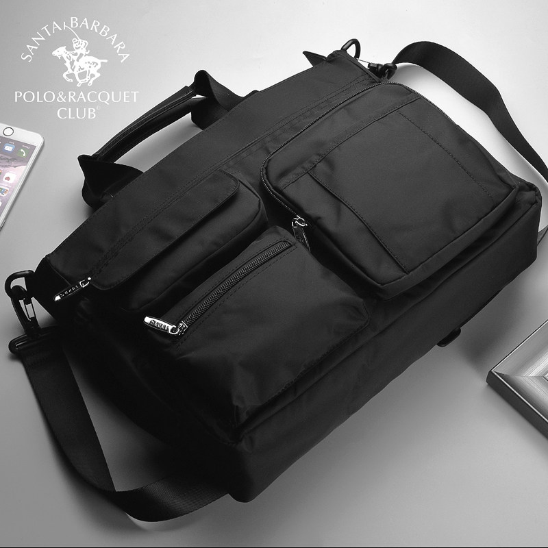 圣大保罗手提包单肩斜挎牛津布男包 圣大保罗晨雅迪男士包袋