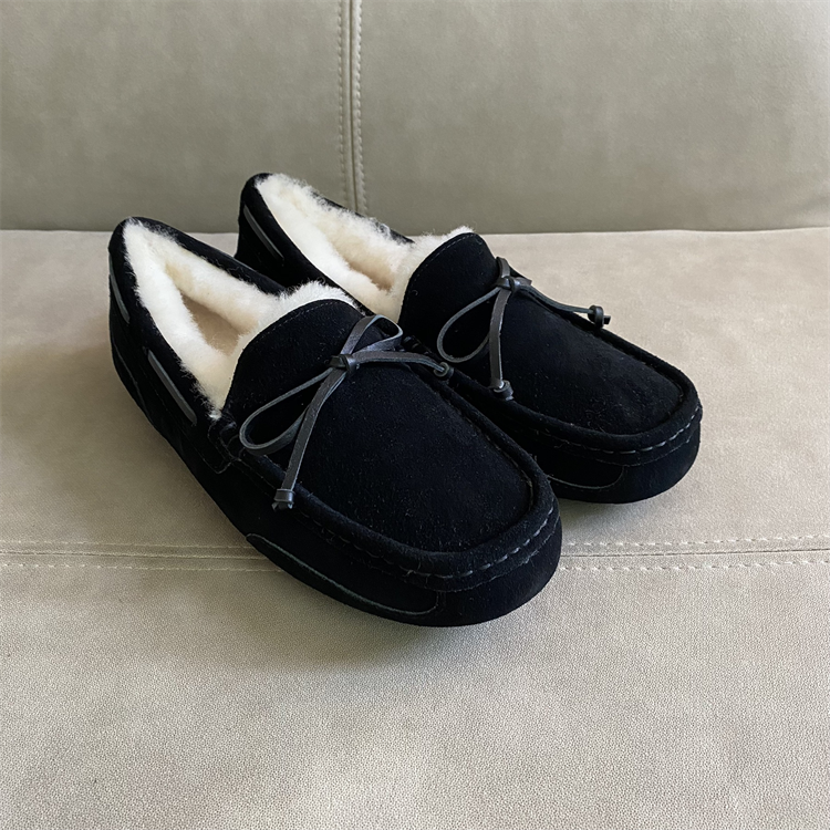 牛皮豆豆鞋男冬季2025年冬经典款加绒软底保暖舒适开车一脚蹬皮鞋,淘宝优惠券,粉丝福利购,淘宝优惠卷