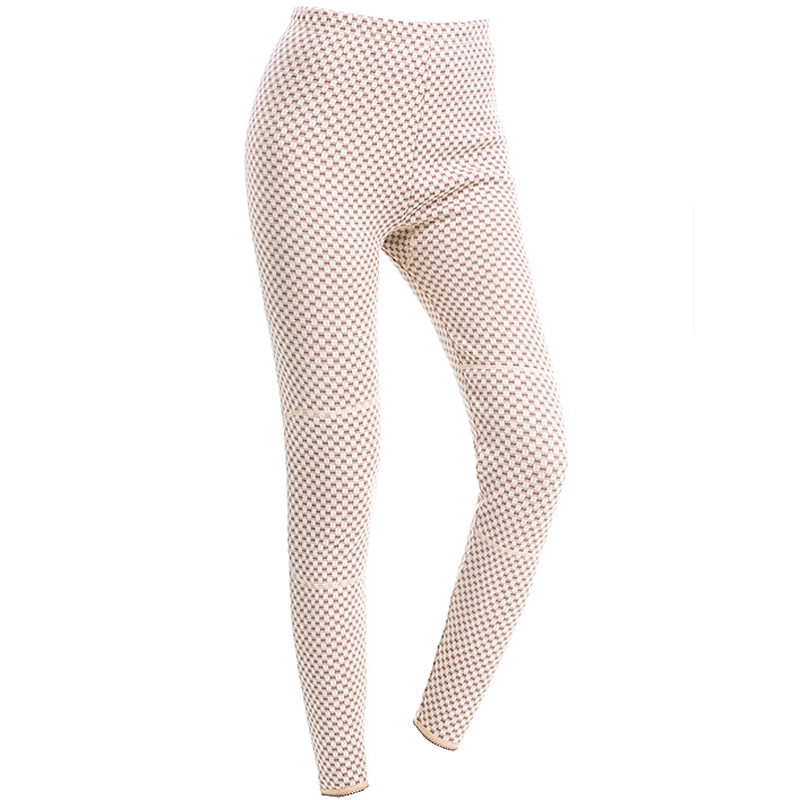 顶呱呱男女加绒加厚保暖裤高腰加贴片护膝秋裤线裤棉毛裤内穿秋裤 - 图3