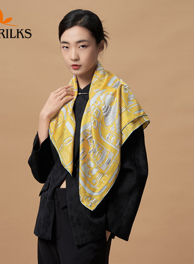 eorilks意敖瑞中国风女礼物方巾