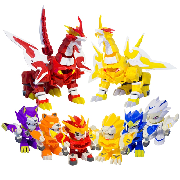 正版激战奇轮3烈焰爆炫神枪神兽轮战轮玩具变形合体炽火豪金战神2 - 图3