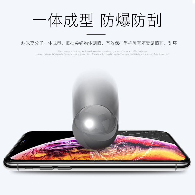 适用iPhone13苹果14 15Promax隐私膜iphone11防偷窥钢化膜12mini防指纹14plus苹果XR xsmax高铝手机玻璃贴膜 - 图1