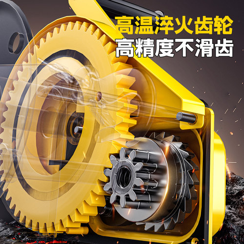 手摇绞盘双向自锁式小型家用手动钢丝绳绞盘卷扬机升降省力提升机 - 图0