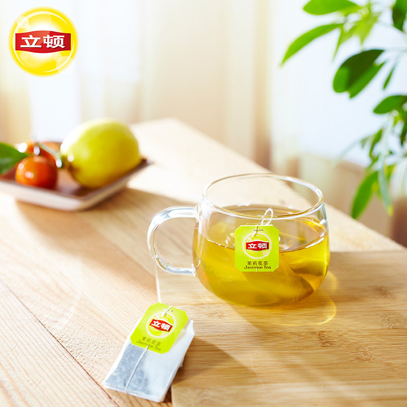 立顿茉莉花100包lipton茉莉绿茶 咖天下食品代用/花草茶
