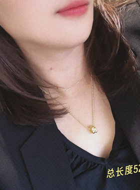 欧比雅比麻花小蛮腰新款项链小众设计高级轻奢气质锁骨链05435