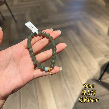 和田玉海纹石手饰手链女ins小众设计新款轻奢高级复古手串6965