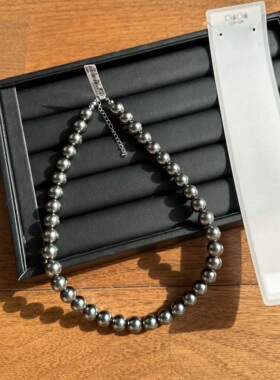 古丽古丽大溪地施家仿珍珠气质百搭高级感S925纯银锁骨项链06094