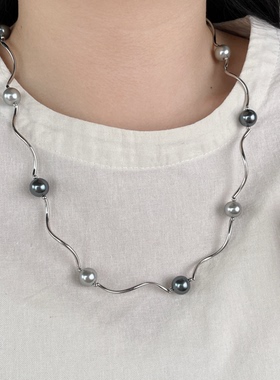 欧比雅比精致个性项链时尚小众设计高级感轻奢气质锁骨链25842