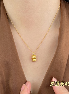 古丽古丽S925纯银新款项链女小众设计感高级轻奢气质锁骨链08486