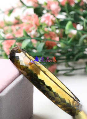 精品黄水钻石切面时尚风包邮手镯