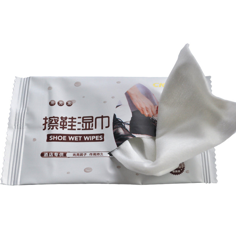 氏氏美擦鞋60片独立装皮鞋油湿纸巾 文山居家日用湿巾