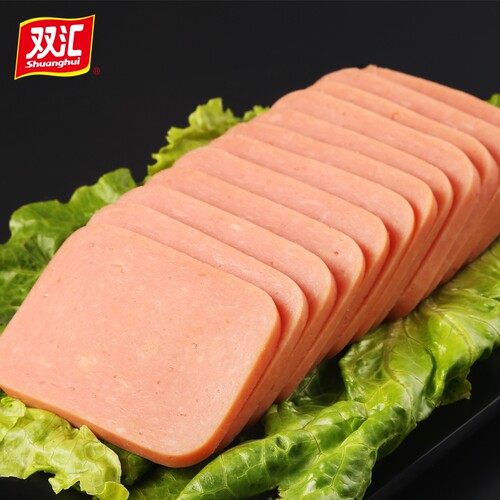 双汇特嫩方腿火腿香肠250g*30支火腿肠三明治午餐肉方块整箱批发 - 图1