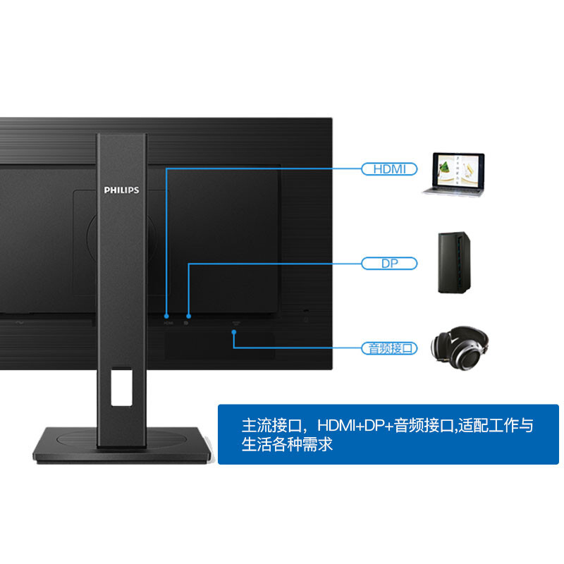 27英寸2K高清IPS广色域办公设计显示器75Hz旋转升降显示屏低蓝光 - 图3