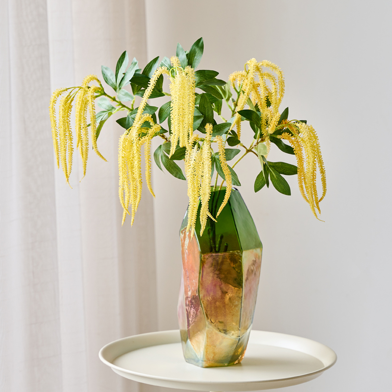 仿真花束假花柔丽丝吊米插花材料高品质室内客厅软装装饰花艺摆设 - 图2