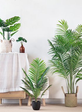 北欧风大型仿真植物绿植装饰摆件