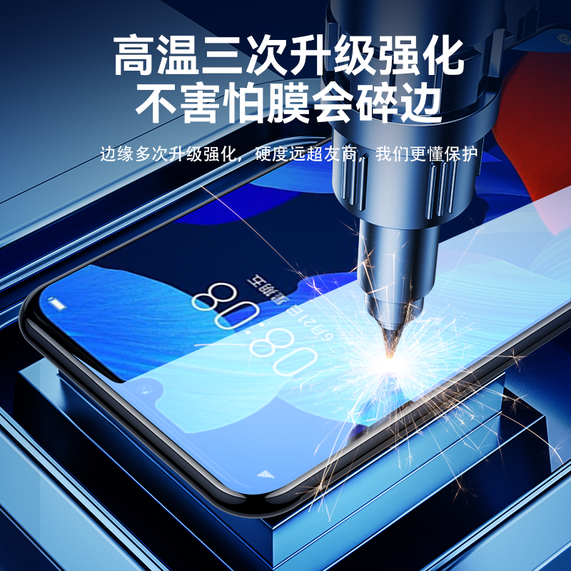 适用华为nova5pro钢化膜HUAWEInova5pro手机膜por全屏覆盖nov抗蓝光防爆no无白边防指纹nove护眼保护贴合屏幕 - 图3