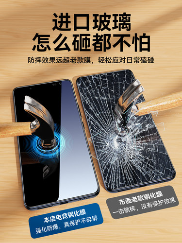 适用努比亚红魔6spro钢化膜红魔8Pro手机膜7全屏5G/5S覆盖7s/3电竞10游戏七六代z50ultra高清z40spro贴膜6R9s - 图2