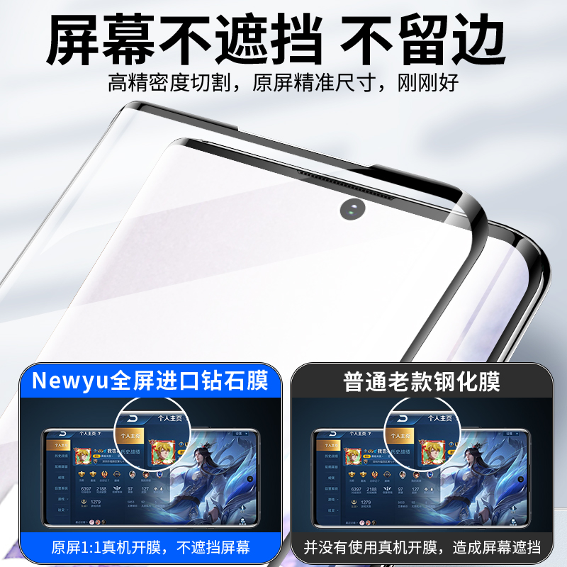 适用三星s20钢化膜S20Ultra全屏S21+手机膜S10e水凝S9S8高清Galaxy蓝光s20fe玻璃s21u防指纹保护uitra贴膜S10 - 图0