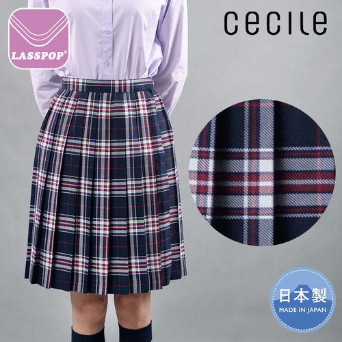 CECILE日本百褶裙JK制服格子裙女生可调节带内衬日剧邻居同居同款 - 图1