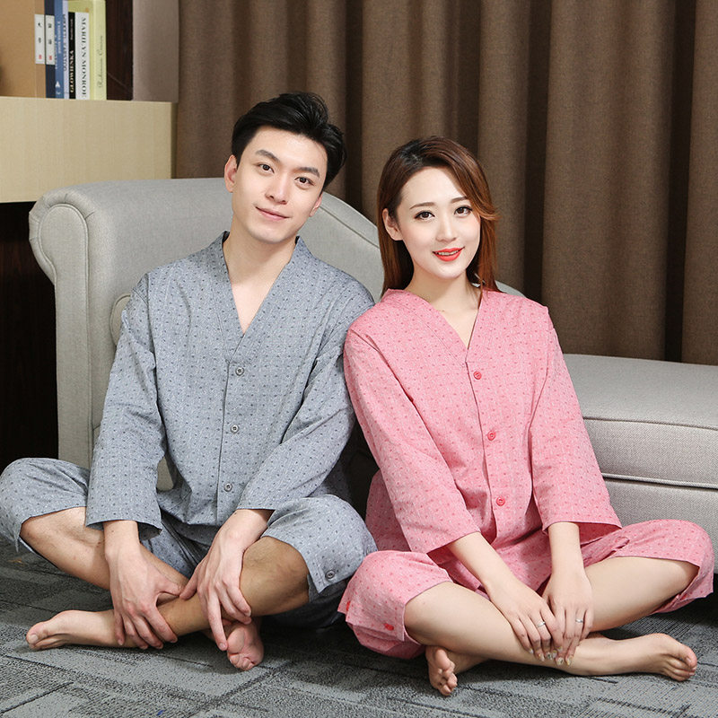 艾灸服前后开扣开衫桑拿服女情侣家用开背艾灸衣中医养生按摩服,淘宝优惠券,粉丝福利购,淘宝优惠卷