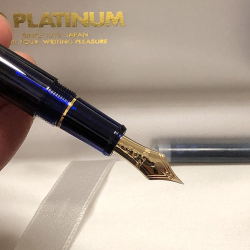 日本白金Platinum #3776教堂蓝 14K金笔钢笔正品新款世纪pnb15000 - 图2