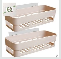 Containing case wall-mounted hanging wall Bathroom Makeup room in Adhesive Plastic Case Shelving Shelf Perforated free from kitchen