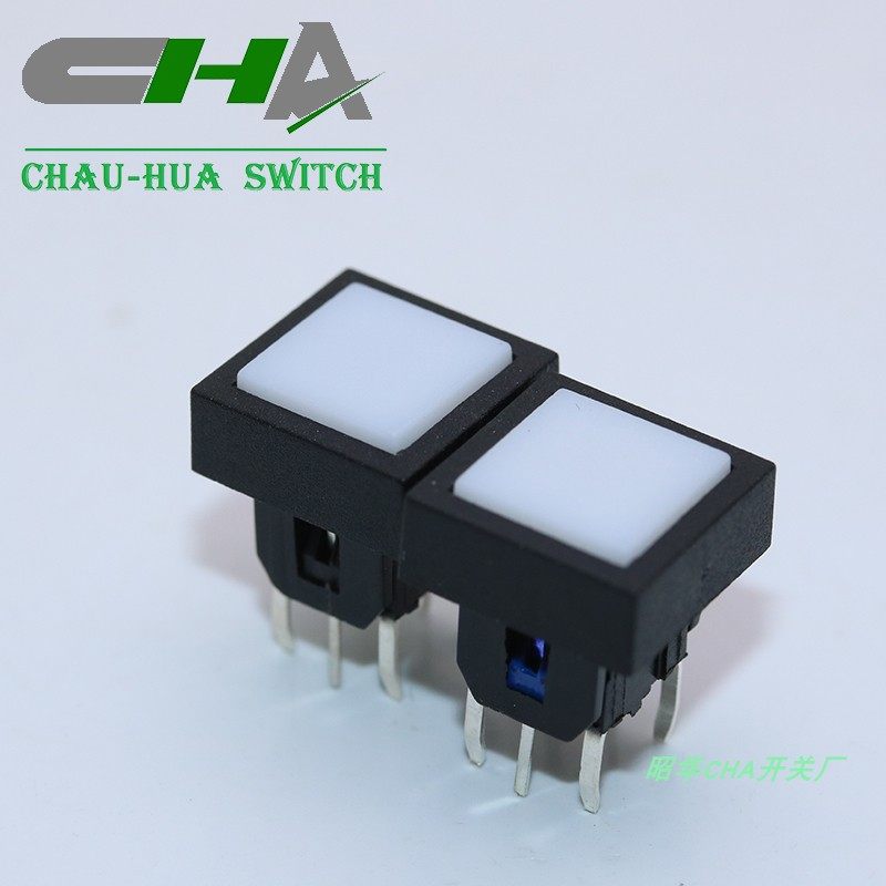 6x6x8.3带灯轻触开关四脚插件式 10x10带帽 红/蓝/绿/白灯色可选,淘宝优惠券,粉丝福利购,淘宝优惠卷