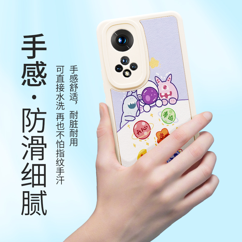 适用VIVO S30 Y300i Y78 Y37 Y35+ S17E X200ULTRA IQOOZ10X 13 NEO10精孔全包防摔小胖妹小羊皮手机壳批发 - 图2