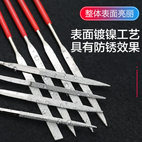 吉他DIY维修指套琴枕琴桥品丝打磨用锉刀工具包吉他护理保养套装 - 图0