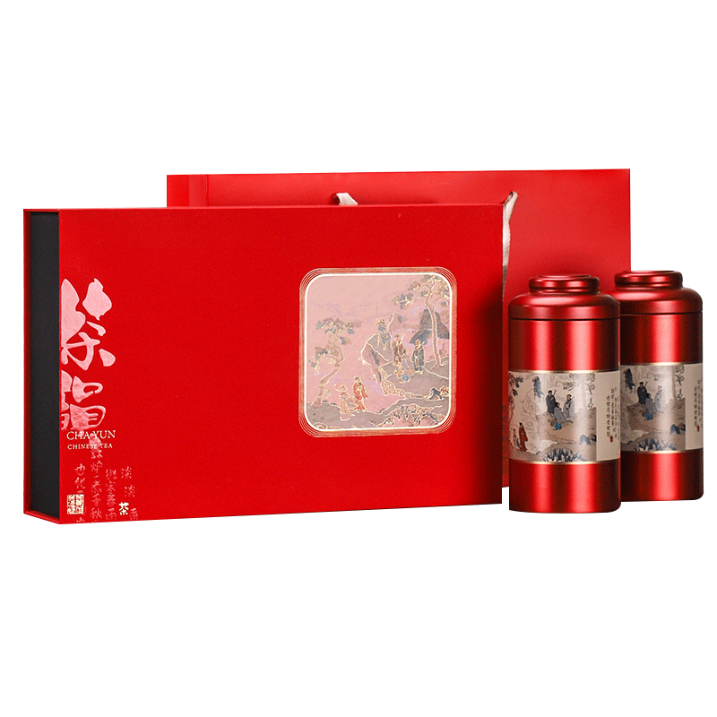 武夷山金骏眉红茶蜜香型春茶礼盒装2024新茶浓香型茶叶铁罐装250g - 图0
