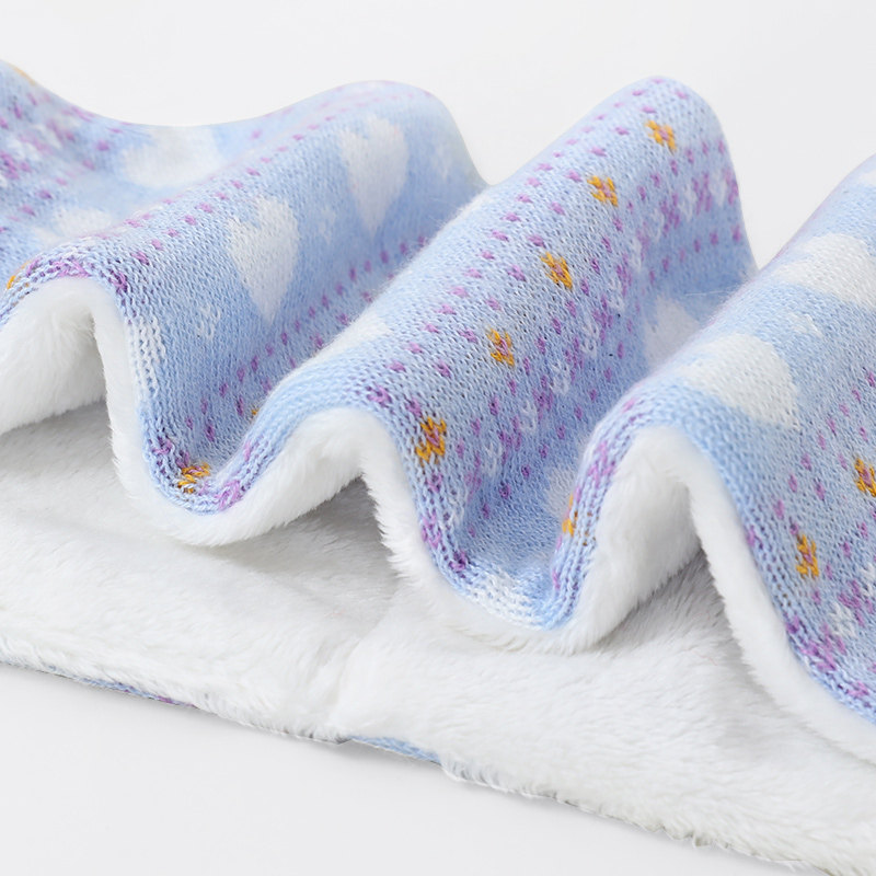 宝宝围巾冬一岁男童毛线女宝宝冬季外出防风保暖小孩挡风韩版可爱