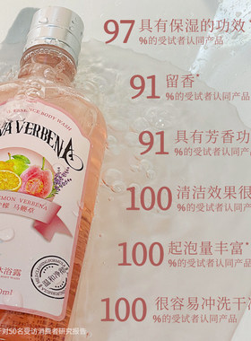浅丘官方正品芭乐果酸沐浴露留香甜瓜沐浴露保湿滋润清爽果香