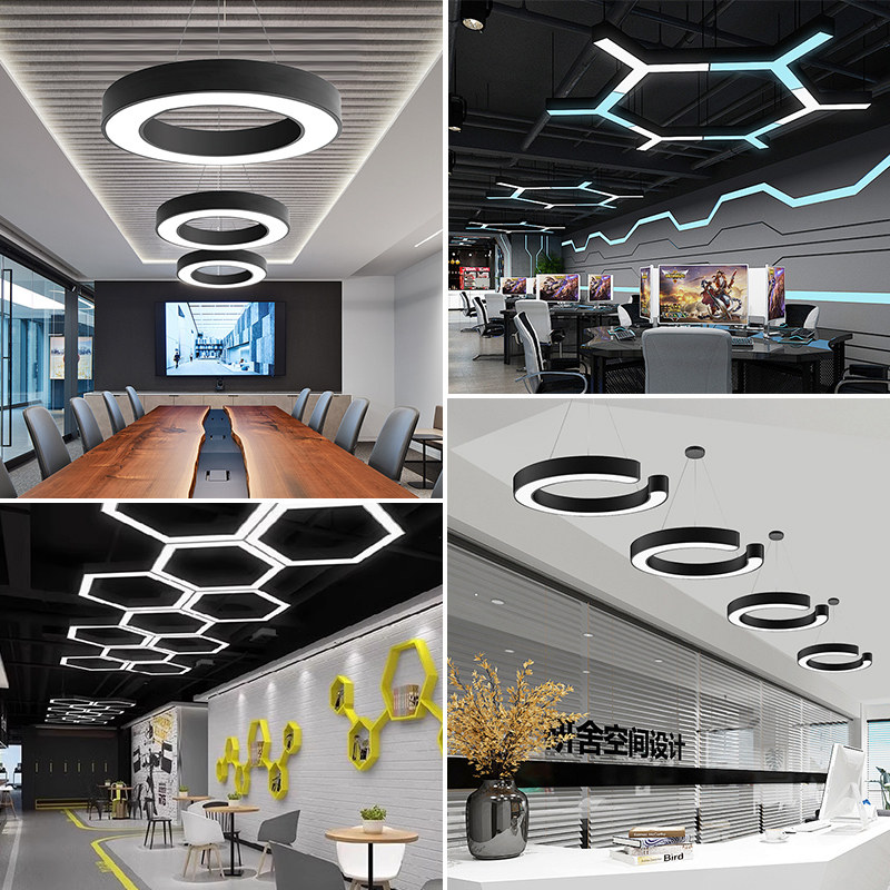 LED异形吊灯灯商场超市网咖健身房造型灯灯具吸顶现代照明吊顶,淘宝优惠券,粉丝福利购,淘宝优惠卷