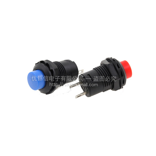 DS-428/427圆形按钮开关 带锁自锁无锁自复位按键红色绿色黄12MM - 图2