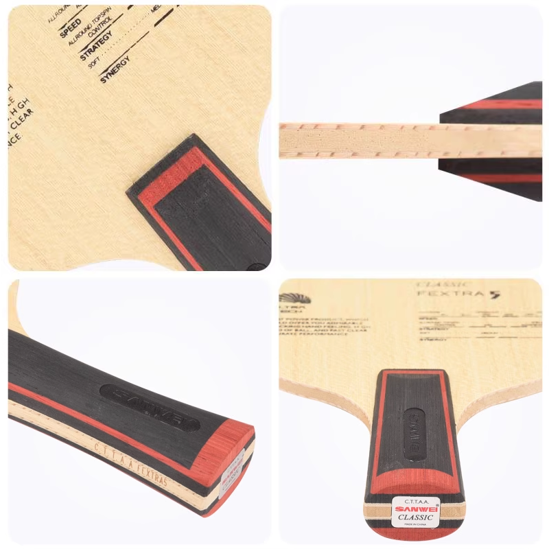 【湿父推荐】三维北欧5底板FEXTRA5五层纯木弧圈快攻乒乓球训练拍 - 图2