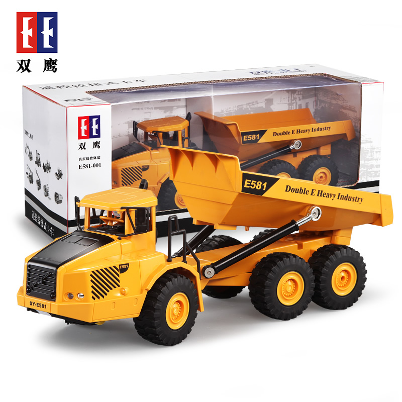 double e dump truck