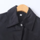 ກາງເກງກະເປົ໋າ windbreaker ພາກຮຽນ spring ການຄ້າຕ່າງປະເທດໃຫມ່ຂອງແມ່ຍິງ versatile lapel ວ່າງແຂນຍາວ zipper snap coat 19817